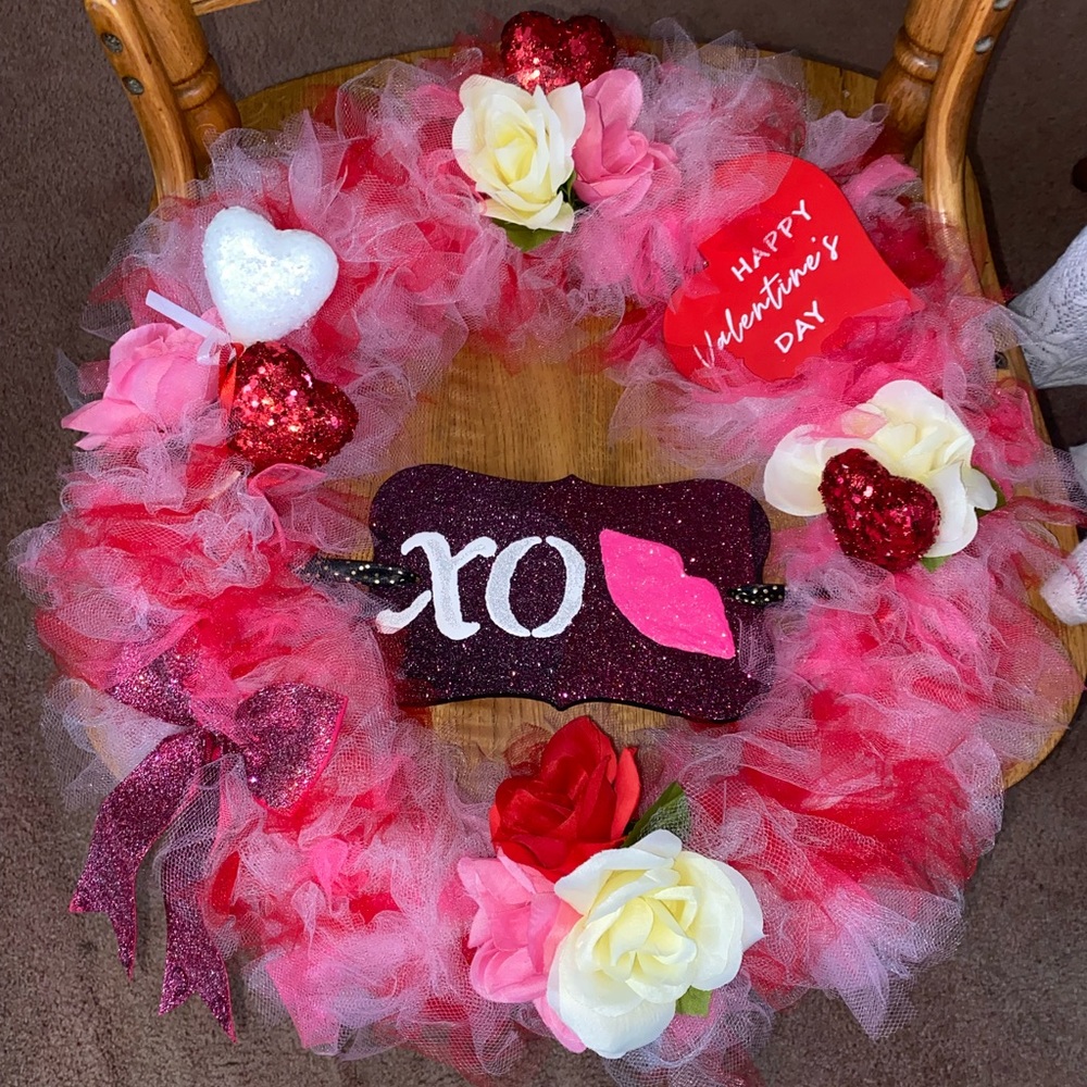 Valentine’s Day wreath!